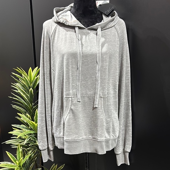 Jane and Delancy Hoodie,pouch pocket,rib knit waist/cuff,pull string hood,light - Picture 1 of 11